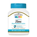 21stの世紀亜鉛Chewablewithc及びB6 -チェリー、90の計算