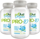 Pro-10、Probiotic 20の鋼片、120のカプセル、3のパック