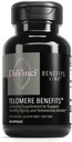 DAVINCI LabsのTelomereの利点 - 健康な老化、酸化防止レベル、記憶およびTelomeraseの活動を支える栄養補助食品* - Astragalusの根のエキスと-グルテンフリー- 60の野菜カプセル