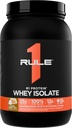 ルール1 R1タンパク質 Whey Isolate - ワークアウトの回復(2ポンド*、バニラバターケーキ)のための分離された及び加水分解された源からの25g蛋白質及び6g BCAAと排他的に