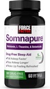 FORCE FACTOR Somnapure Softgels Sleep Aid へ Fall Asleep Faster, Stay Asleep Longer, Wake Up リフレッシュ, 睡眠 Aid for 大人 のために Melatonin, Ashwagandha, Valerian Root, and Lemon Balm, 60 Softgels