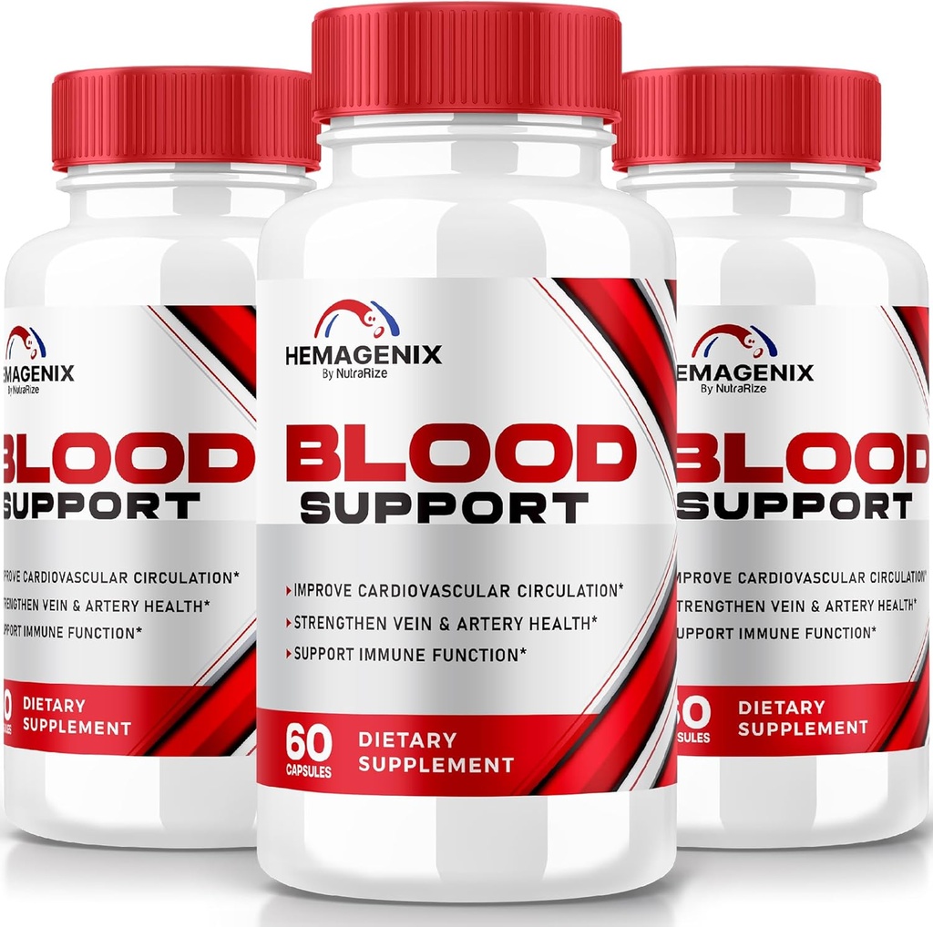 (3パック) Hemagenixカプセル, Hemagenixアドバンストブラッドサポートフォーミュラ, 健康的なレベルを維持するためのすべての自然なサプリメント, 全体的なウェルネスのための余分な強度の丸薬, 公式レビュー (180 カプセル)