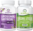 LiposomalのサフランはLuteolin 500のmgの88.5 mgを補います