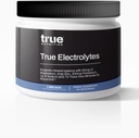 True Electrolyte Hydration Supplement Drink Mix(Limeade) | ヘルシーなミネラルバランス w/亜鉛、カリウム、マグネシウム、ナトリウム、Aquamin® 72 トレイシーミネラル | 5 Cal. 0g Sugar. 45 サービングをサポートします。