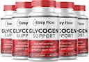 (5パック) Easy Flow Glycogenサポートカプセル、Premium EasyFlow Glycoオプティマイザフォーミュラ、自然血液容器クリーナー、天然成分(300カプセル)