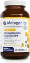 メタジェニックスオメガジェニックスフィッシュオイルEPA 1200 - Omega-3フィッシュオイルサプリメント - 心の健康と免疫システム健康のために* - 90ソフトゲル