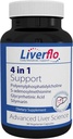 Nutrasal LiverFlo LiverサポートPPC Polyenylphosphatidylecholine S-adesnosylmethionineのGlycyrrhetinicの酸のSilymarinの補足のベジタリアンのカプセル