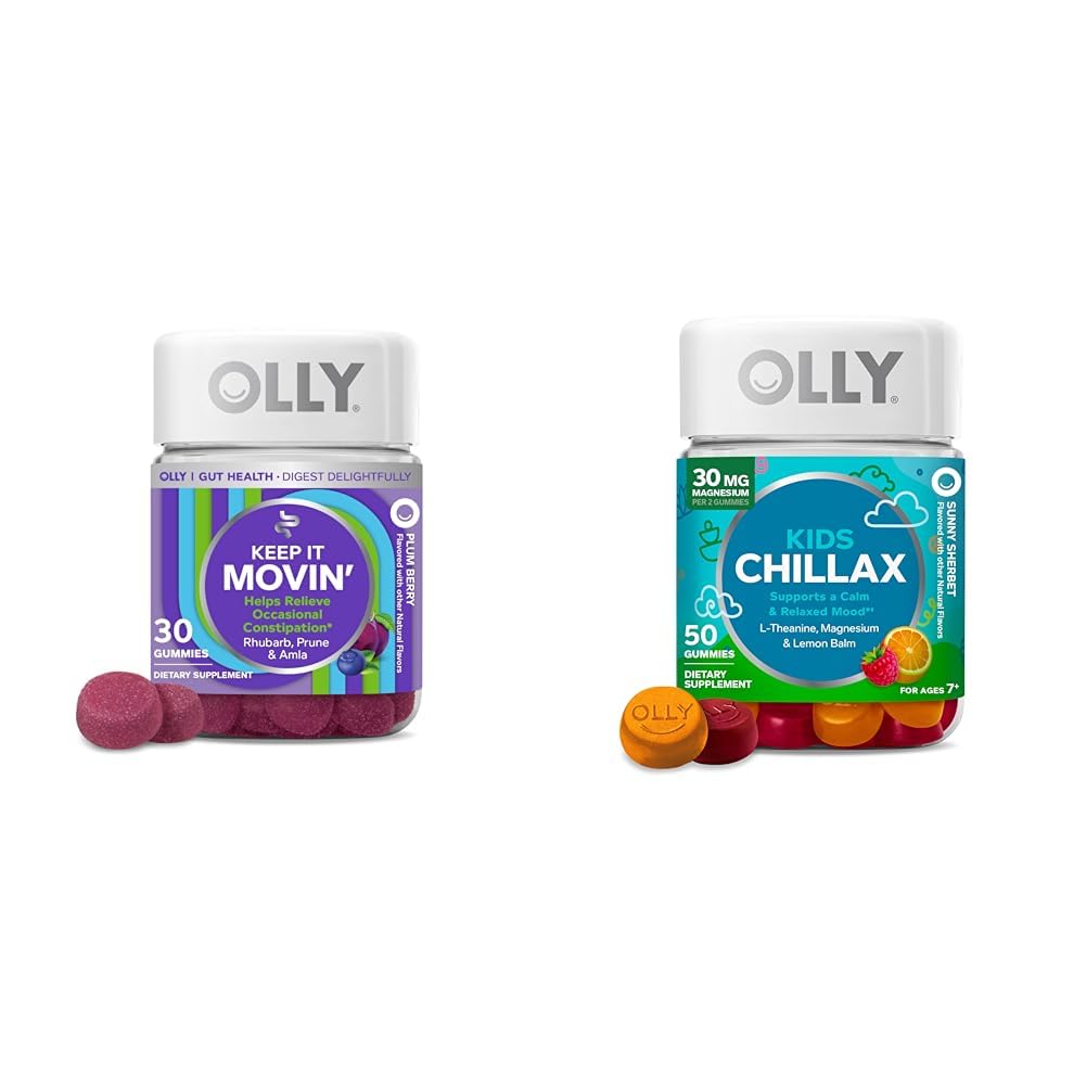 OLLY便秘救済グミー30ct + チェラックスキッズカーム咀嚼50ct