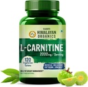 Himalayan Organic L-Carnitine L-Tartrate with Green Tea Extract 2000 Mg | 健康的な体重管理 | 筋肉の回復、ブーストのエネルギー、持久力、脂肪燃焼をサポート -120 ベジタリアンタブレット