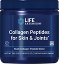 Life Extension Collagen Peptides for Skin & Joints, Collagen Types I, II & III in an Easy-Mix Powder, Gluten Free, Non-GMO, net Weight 343 Grams