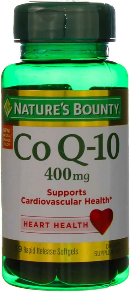 Nature's Bounty Cardio Q10、Co Q-10 400 mg Softgels 39 ea (パッケージ 2)