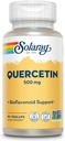 SOLARAY Quercetin 500mg、Sinus、Respiratory、免疫機能及びノーマル、健康な尿酸レベル、90 VegCapsを支えて下さい