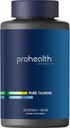 ProHealth Pure Taurine | Support Healthy Aging, Brain and Heart Health, Sports Performance | Antioxidant | 1000 mg per Capsule | Clinically Studied, Third-Party Tested, 120 Vegetarian Capsules
