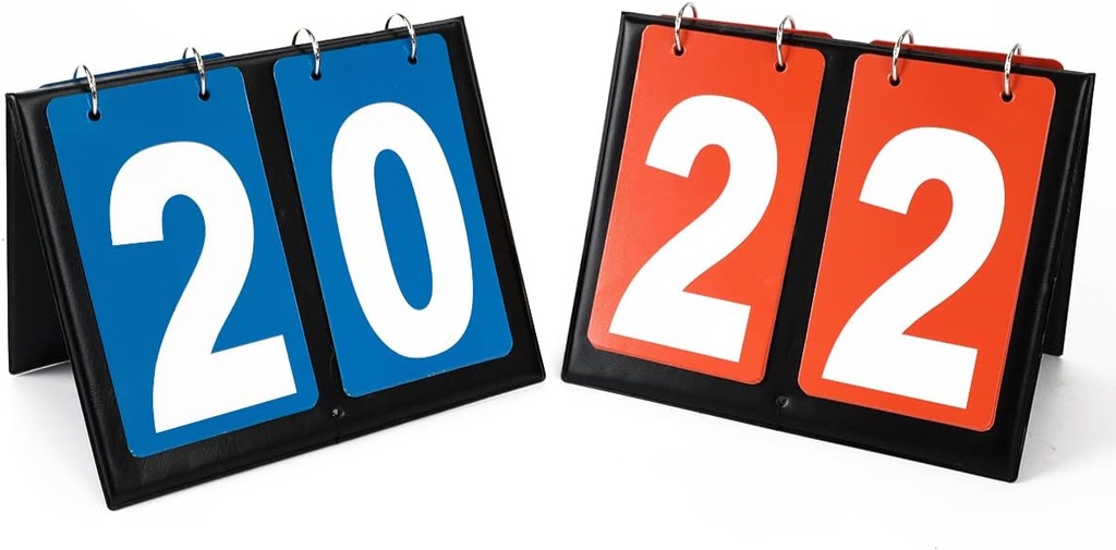 ポータブルテーブルトップスコアボードフリップパー、マルチスポーツスコアフリップスコアボードスコアボードスコアパー