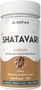 Shatavari カプセル 500mg | 集中10:1 エキス | アスパラガス ルート ハーブ サプリメント | 非GMO、グルテンフリー、伝統的なハーブ フォーミュラ (1個入)