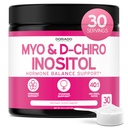 Myo-Inositol&D-Chiro Inositolサプリメントパウダー(2050mg/サービングの理想的な40:1比Myo Inositol、30日の供給) 女性&Ovarian健康のためのホルモンバランス - サードパーティテスト、ビーガン&米国メイド