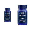 ライフエクステンション エクステンション マグネシウム 延長健康サポート&ビタミン D3 5000 IU 125 mcg 骨、脳および免疫の健康 - 60カプセル&60 Softgels