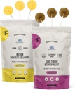 MommaBear Organic All Natural Motion Sickness and Throat Edward Lollipops 入手する すぐに パック | Throat Soothing & Nausea Calming Honey Lollipops for Adults, 妊娠中の女性 & Kids 3+ | 2 Bundle パック