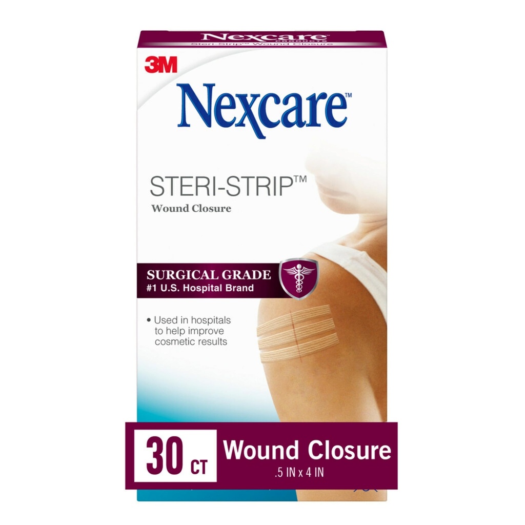 Nexcare Steri-Strip の傷の閉鎖、通気性のストリップは小さい傷をしっかりと閉めましたり、縫合線の後で偉大な人かステープルス - 30 の傷の閉鎖を握ります