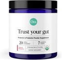 Ora Organic Prebiotic and Probiotic Powder Supplement - 20 Billion Probiotics, 7 Strains for Best Prebiotic Powder, Non-GMO, Probiotics for Women, Men & Kids - アップル ラズベリー風味, 30 サービング...