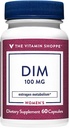 Bioperineの黒いペッパーのエキスが付いているビタミンのshoppe DIM 100MGは、女性の健康(60のカプセル)のためのエストロゲンの代謝を支えます