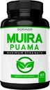 Muira Puamaの根のエキスは人および女性のための1000mg - プレミアム カプセル- 60の計算-ゼロ フィラー-テストされる3分の餌-グルテンフリー及び非GMO -米国は-質の保証-効力及び純度のためにテストしました