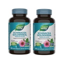 Nature's Way Echinacea Goldenseal - 900 mg Echinacea 7 Herb Blend per 2-capsule サービング - For Immune Support* - Cayenne Pepper、Gentian & Burdock - Gluten Free - 180 ビーガンカプセル (パック 2)