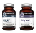 生命のKinokoプラチナAHCC 750のmgおよびOligonol Lycheeのエキスの質-免疫サポート、健康な老化のため