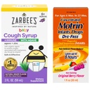 モトリンとザビーは、乳児用乳液剤の濃縮液薬をIbuprofenとZalbeeのBaby Coughⱡのシロップ+有機アガベ+亜鉛で免疫作用