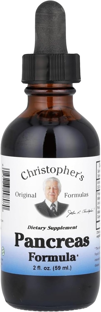 Christopherのオリジナルフォーミュラパンクレアフォーミュラエキス、2 fl oz (59 ml)