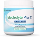 Nutra BioGenesis Electrolyte Plus C - 水素化パウダー、マグネシウム、カリウム、酸化防止剤、Bビタミン&ビタミンCと天然エネルギー - 5.4 oz (154 g)