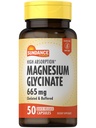 サンダンスマグネシウム グリシナートカプセル | 665 mg | 50 クイックリリースピル | 非GMOとグルテンフリーサプリメント