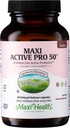 Maxi Health Probiotic Plus Ultimate Prebiotic Advanced Live Probioticsフォーミュラ - 50 Billion Live Active Probiotic - 15 Strains - Ultra Protection - Active Pro-50-60 カウント