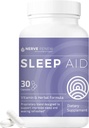 NERVE RENEW Sleep Aid - より良い睡眠のための栄養補助食品 - 30カプセル - ワークスファスト - メラトニン、マグネシウム、亜鉛、アミノ酸、ハーブエキスとビタミンフォーミュラ - Gentle All-Natural Herbal and Vitamin Formula