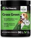 Grass Green Dog Chews - Urine Neutralizer for Lawn, Dog Pee Grass Helps Yard Stay Green Addressing Burn Spots with Probiotics & Enzymes (Duck)