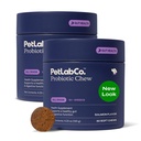 PetLab Co. 犬のためのプロバイオティクス, サポート腸の健康, 時折糖尿病, 消化の健康 & 季節のアレルギー - サーモン風味 - 包装 5 月 Vary - 30 柔らかい咀嚼パック 2