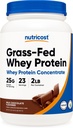 Nutricost Grass-Fed Whey Protein Concentrate (Chocolate) 2LBS - Undenatured, Non-GMO, Gluten Free, Natural Flavors