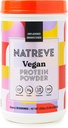 Natreve Vegan Protein Powder - 25g Plant Based Protein Powder with Probiotics and Amino Acids - Gluten Free & Unflavored, 20 Servings