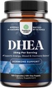 女性&男性のためのDHEAサプリメント - ホルモンバランスのための純粋なDHEA 25mg、気分安定性、脳機能、免疫システム、エネルギー&豊饒 - 大人のためのDehydroepiandrosteroneカプセル - 120 Ct