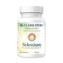 クラーク・セレンサプリメント200 Mcg - エッセンシャル・ミネラルと食事用カプセル - 甲状腺機能の改善、免疫サポート - 100カプセル