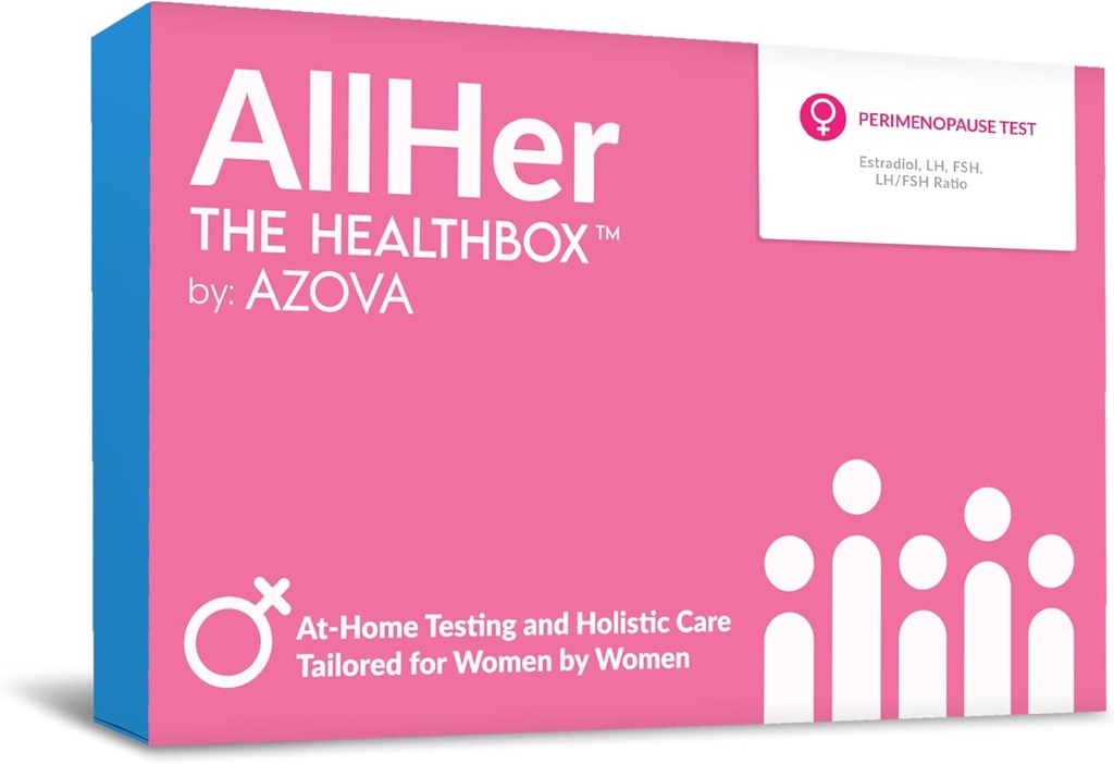 AllHer Perimenopause Test Kit | 自宅の女性のホルモン検査 | 正確な結果で高速 | 早期のペリ更年期障害検査インディケーターの詳細なレポート | クリエイティファイド | すべての彼女 | FSA HSA 適格