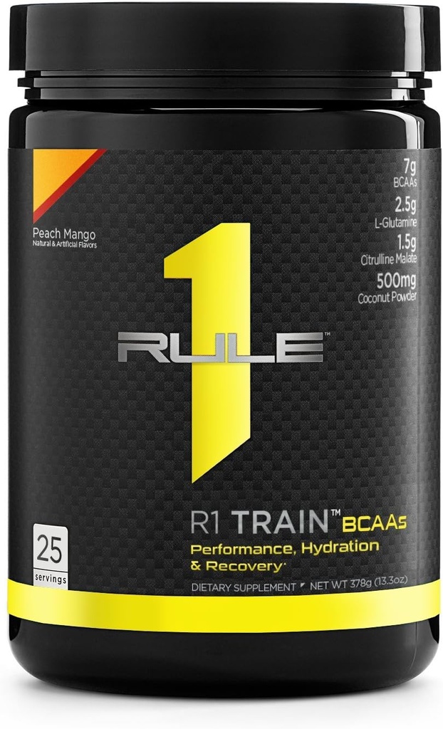 Rule 1 R1 列車 Bcaas 25 サービング Peach Mango, 378 グラム