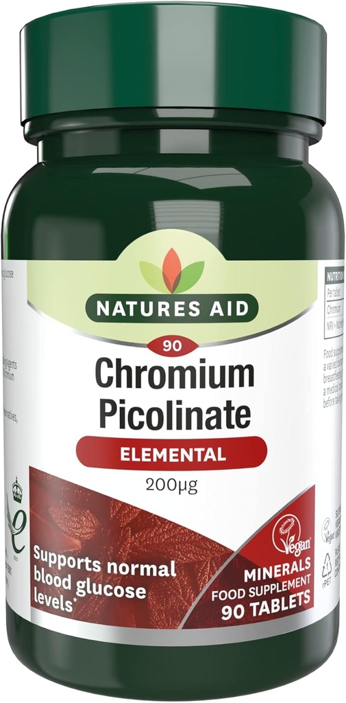 Natures Aid Chromium ピコリナート