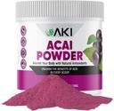 AKI Acai Powder - Nourish Your Body with Ideal Vitamins & Nutrients - Powder for Smoothies - Non-GMO, Vegan Friendly & Gluten Free (5.30oz/150g)