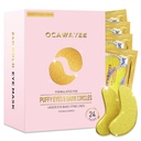 女性のための目のパッチの下 - 美容&パーソナルケアのための豊富なコラーゲン付き目のマスクの下 - 良いラインとしわを滑らかにし、老化/赤くするダークサークル&アイバッグ&パフィーアイ(24ペア)