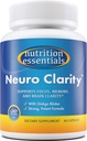 Nutrition Essentials Nootropic Brain Support Supplement - Caffeine-Free Capsules That Support The Brain - Brain Support Pills with St. John's Wort and Ginkgo Biloba