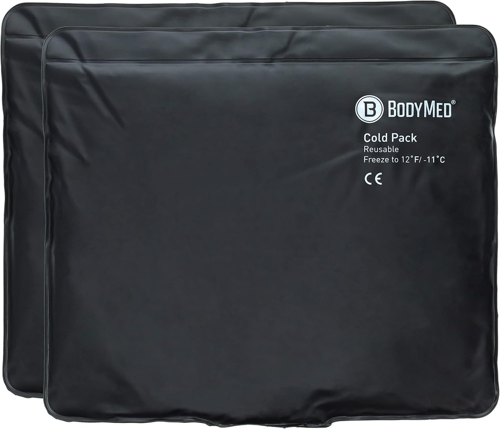 BodyMedのKnee、腕、肘、肩、背部のための頑丈な再使用可能なウレタンのアイス パック(2パック) - 傷害、Aches、膨張、Brisesのための専門の等級の冷たい療法- 14 in。x 12 in。(標準)