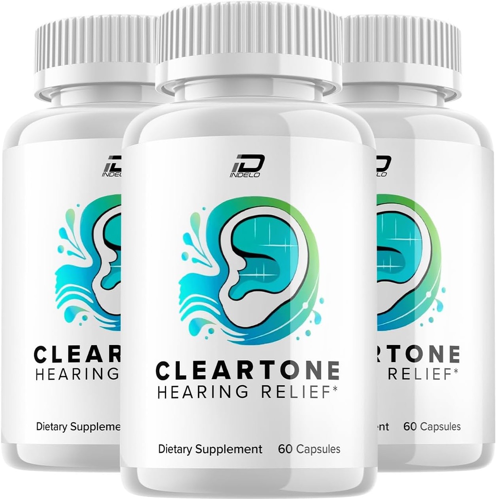ClearToneの健康な耳サポート補足、明確な調子の耳のリング救助、ClearTneのTinitusの処置、補聴器サポートのための高度の方式の明確な調子 レビュー(3パック-180のカプセル)