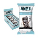 JiMMYBAR! - クッキーNクリームプロテインバー19gプロテインバー - 7g低砂糖 - 12カウント - 58g健康バー - 実際の食品成分と機能性スナック - 手作りチョコレート - 本物のピーナッツで作られた
