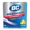 BC MAXの強さの速い痛みの軽減の粉、Lemonadeの味のアスピリン500mgおよびアセトアミノフェン500mgの分解のパック、16の計算